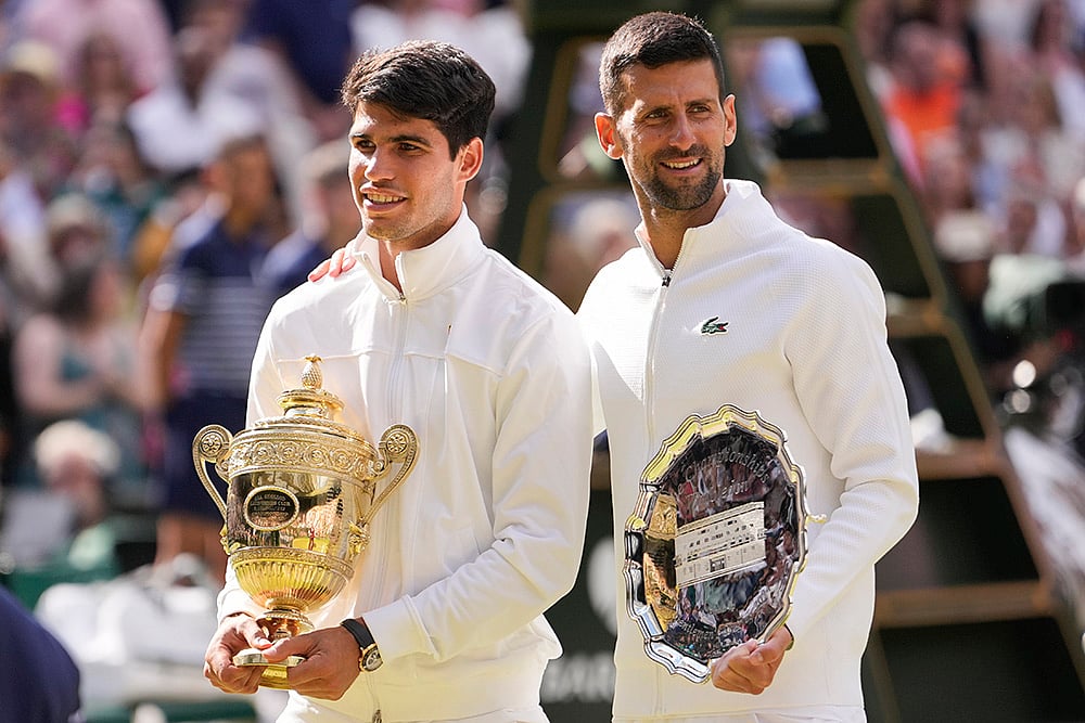 | Photo: AP/Alberto Pezzali : Wimbledon 2024 Final: Carlos Alcaraz Vs Novak Djokovic